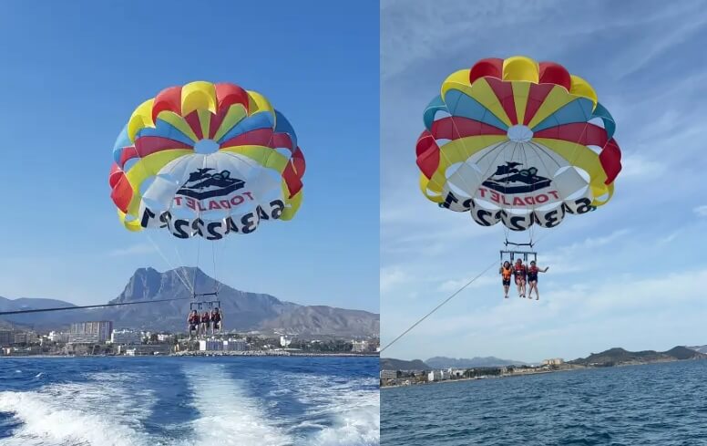 Parasailing en Benidorm – ¡Aventura y vistas espectaculares!